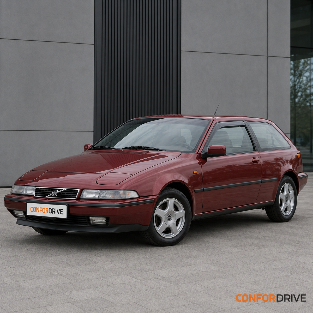 Volvo 480 1986-1995 de 3 portas com chuventos dianteiros CONFORDRIVE