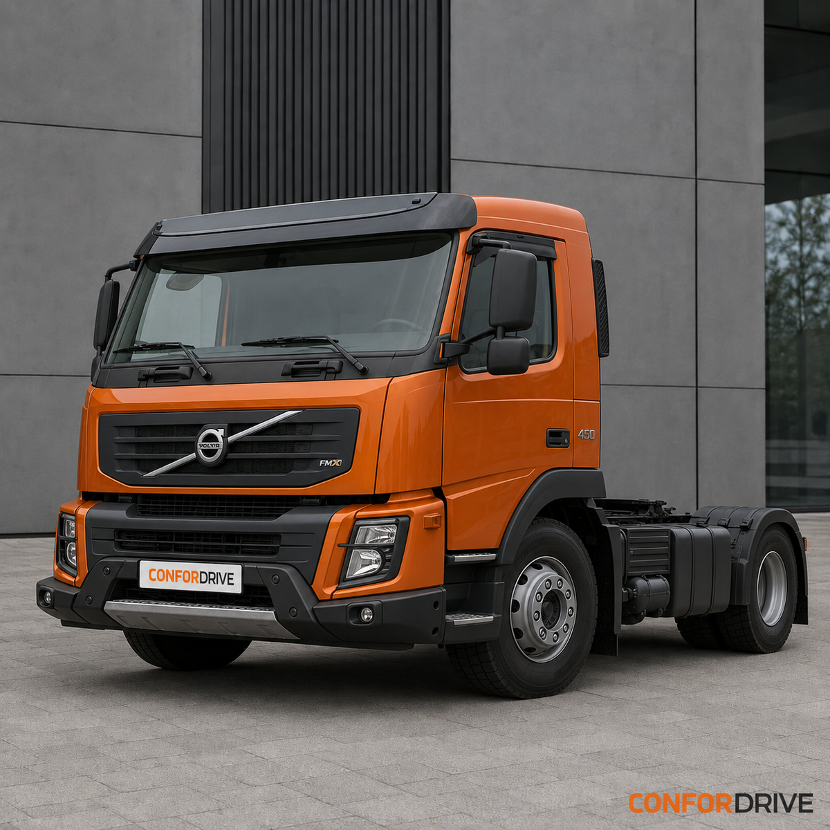 Volvo FMX desde 2020 com chuventos dianteiros CONFORDRIVE