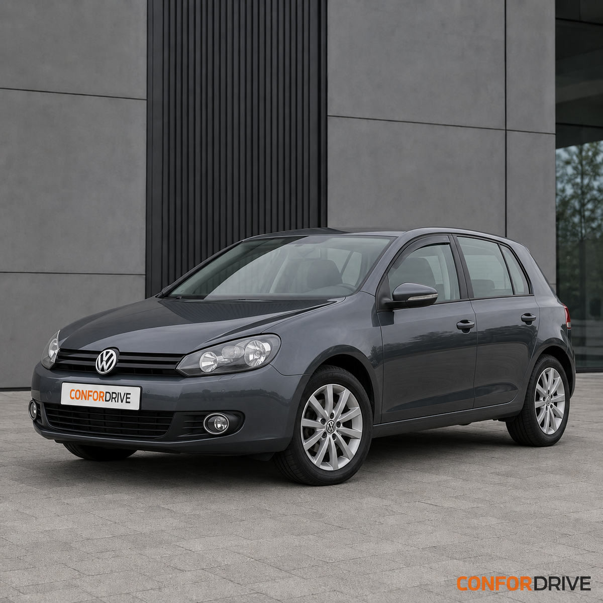 Volkswagen Golf VI 2008-2012 com chuventos dianteiros CONFORDRIVE